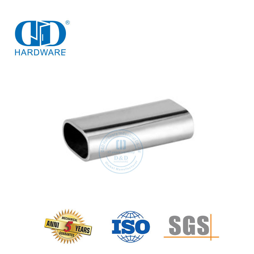 الفولاذ المقاوم للصدأ انزلاق الباب الأجهزة غرفة الاستحمام زجاج الباب درابزين أنبوب موصل الباب Hardware-DDSL002-9