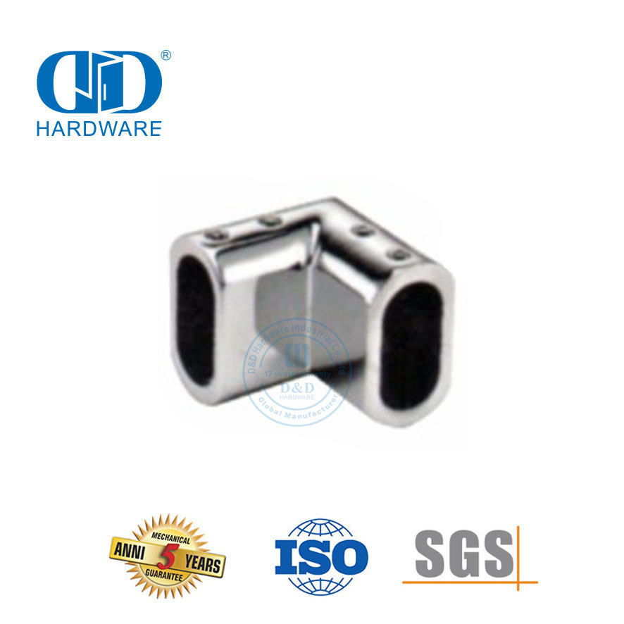الفولاذ المقاوم للصدأ زجاج موصل الباب المفصلي الأجهزة انزلاق الباب Hardware-DDSL002-7