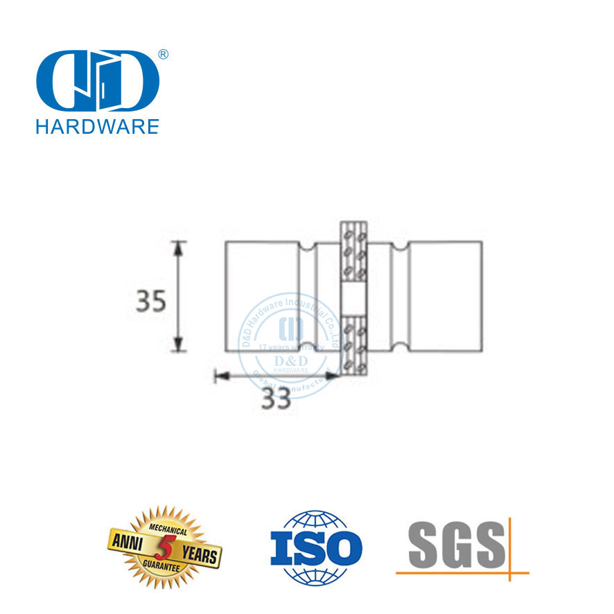 تخصيص مقبض الباب الألومنيوم قفل مقبض الباب دش مقبض زجاج الباب Knob-DDSK009
