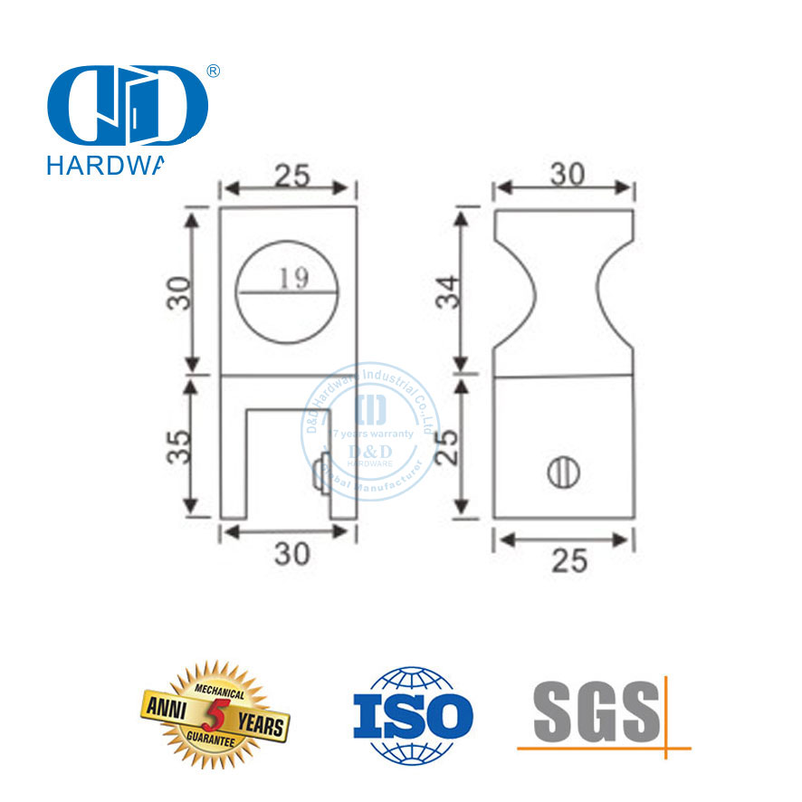 الفولاذ المقاوم للصدأ قابل للتعديل أنبوب الزاوية المشبك كليب موصل مقصورة دش التجارية System-DDSC030