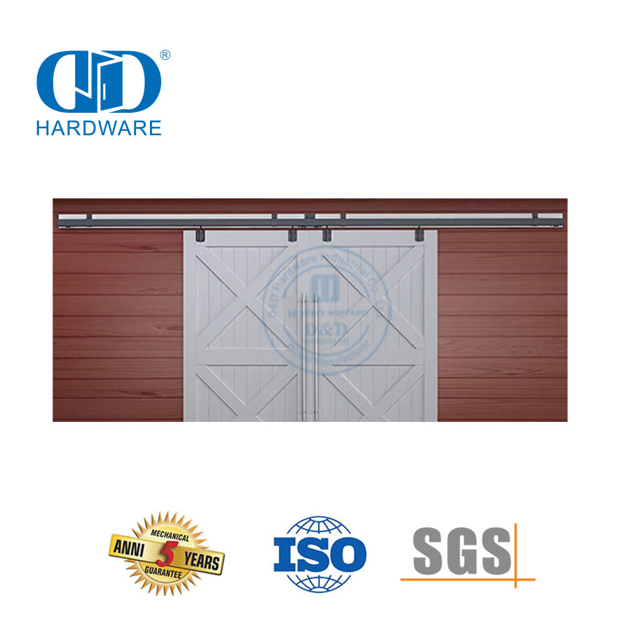 الفولاذ المقاوم للصدأ الحديثة انزلاق الباب الأجهزة الثقيلة باب الحظيرة الأجهزة عجلات الأسطوانة الأجهزة للفندق-DDBD040