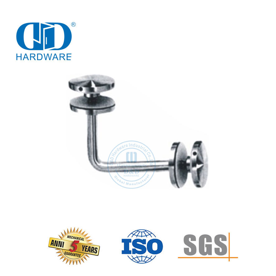 الشركة المصنعة لباب الفولاذ المقاوم للصدأ تركيب زجاجي درابزين درابزين درابزين-DDHB001