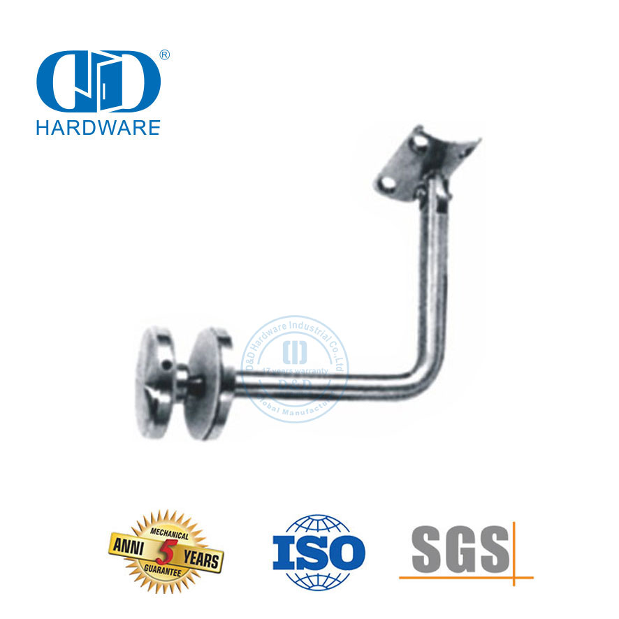 الفولاذ المقاوم للصدأ درابزين الدرج جدار قوس جدار جبل قوس تركيب الزجاج الدرابزين Bracket-DDHB003