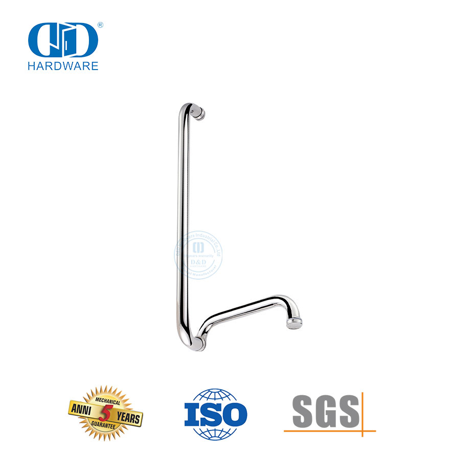  الأجهزة والأثاث المناسب الحمام الموقت الباب الفولاذ المقاوم للصدأ سحب Handles-DDPH018