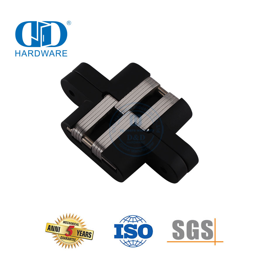 الشركة المصنعة لباب المدرسة من سبائك الزنك غير المرئية 180 درجة بدون استخدام اليدين-DDCH007