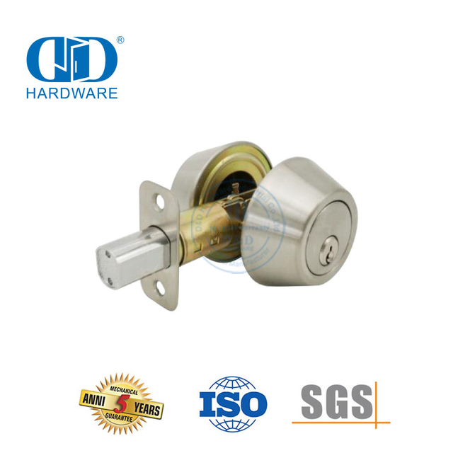 عالية الجودة الثقيلة واجب مزدوج اسطوانة قفل الباب قابل للتعديل لباب دخول المدخل التجاري Lockset-DDLK029