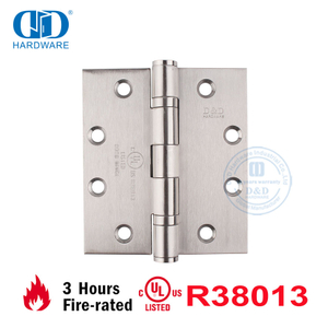 الجملة مقاومة للحريق الأمريكية الفولاذ المقاوم للصدأ شهادة UL مقاومة للحريق أثاث ثقيل الأجهزة الداخلية الباب المفصلي-DDSS002-FR-4.5X4X3mm
