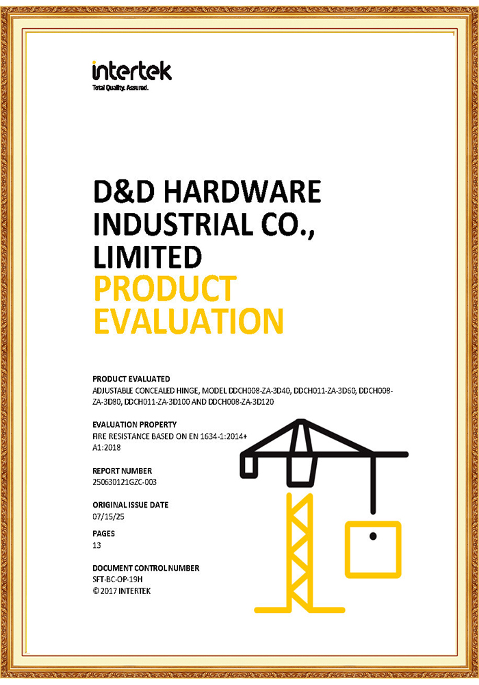 المفصلة المخفية EN1634 