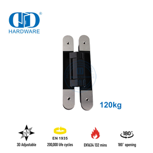EN1935 الشركة المصنعة لمفصلة باب مخفية ثلاثية الأبعاد للباب الثقيل-DDCH008-G120