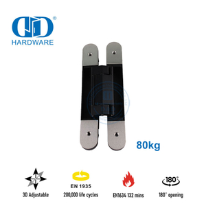 EN1935 مفصلات أبواب أمان من الأنواع المخفية للحكومة- DDCH008-G80