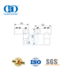 الفولاذ المقاوم للصدأ أعلى الأجهزة البحرية للطي تركيبات موصل قطب لوحة زجاجية قوس Connector-DDSC040
