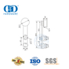 OEM مجموعة إكسسوارات الفولاذ المقاوم للصدأ ملحقات الزجاج أجهزة الباب تركيب الزجاج للحمام-DDGS102