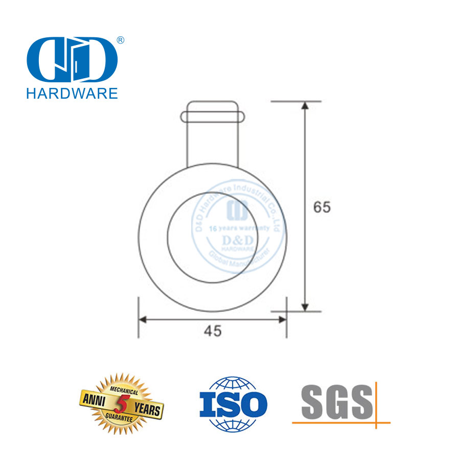 عجلة بكرة الفولاذ المقاوم للصدأ زجاج الأجهزة اكسسوارات الحمام الأسطوانة شماعات لانزلاق الباب-DDGS121