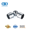 الفولاذ المقاوم للصدأ جولة أنبوب موصل الحمام حامل دش أنبوب موصلات لوحة موصل الزجاج Fittings-DDSC026