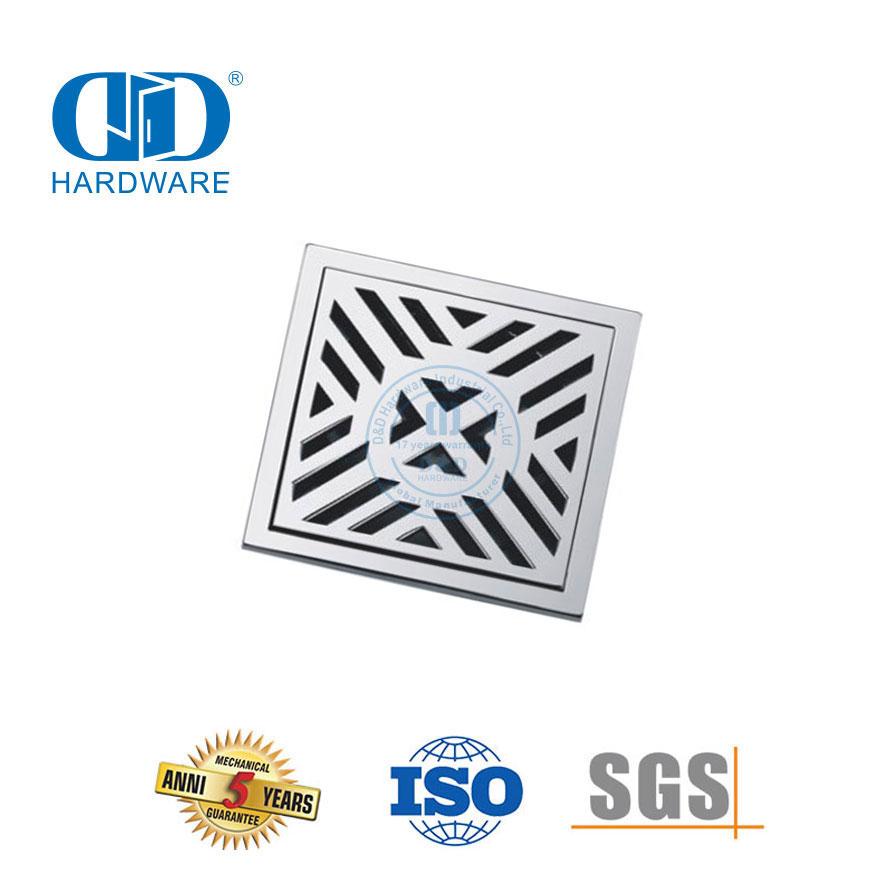 الصين الصانع الفولاذ المقاوم للصدأ اكسسوارات الأثاث المطبخ الطابق استنزاف الحمام دش استنزاف-DDFD007