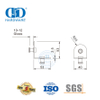 الفولاذ المقاوم للصدأ مرحاض الملحقات دش المفصلي موصل الزجاج جدار الزاوية كليب المناسب Connector-DDWC001