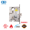 القياسية الأمريكية UL المدرجة مقاومة للحريق ANSI الفولاذ المقاوم للصدأ الصلبة اسطوانة خزانة الباب الأمامي قفل نقر -DDAL05