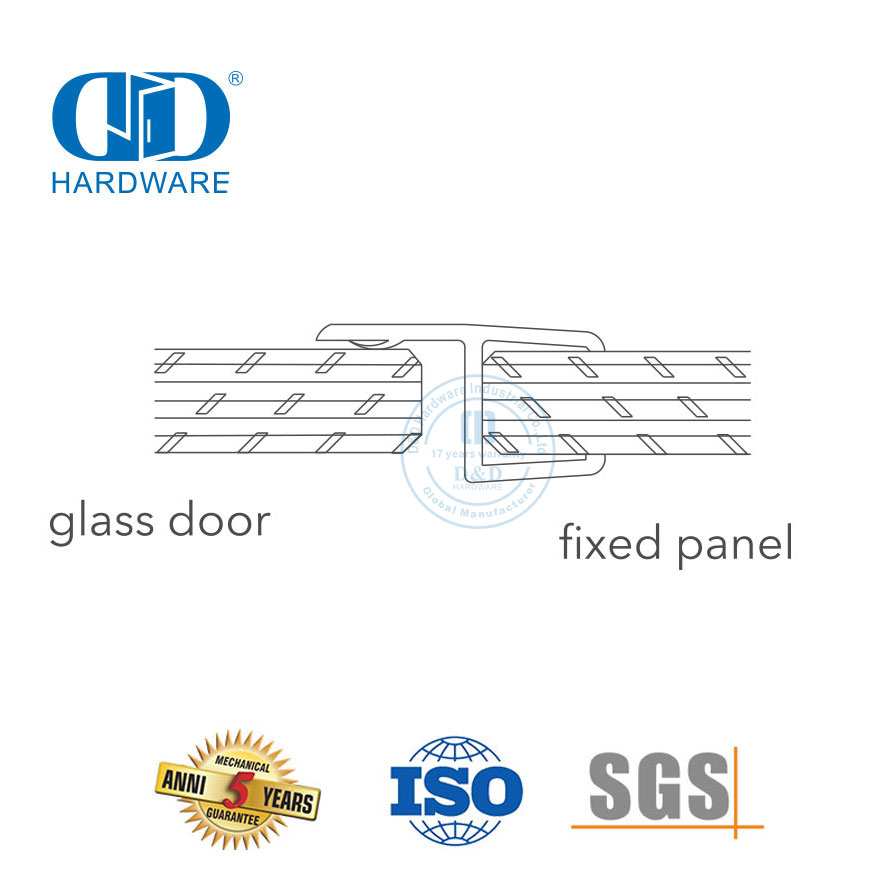 ملحق باب زجاجي منزلي مقاوم للماء سيليكون شريط عازل مطاطي شريط عازل مغناطيسي-DDWS009