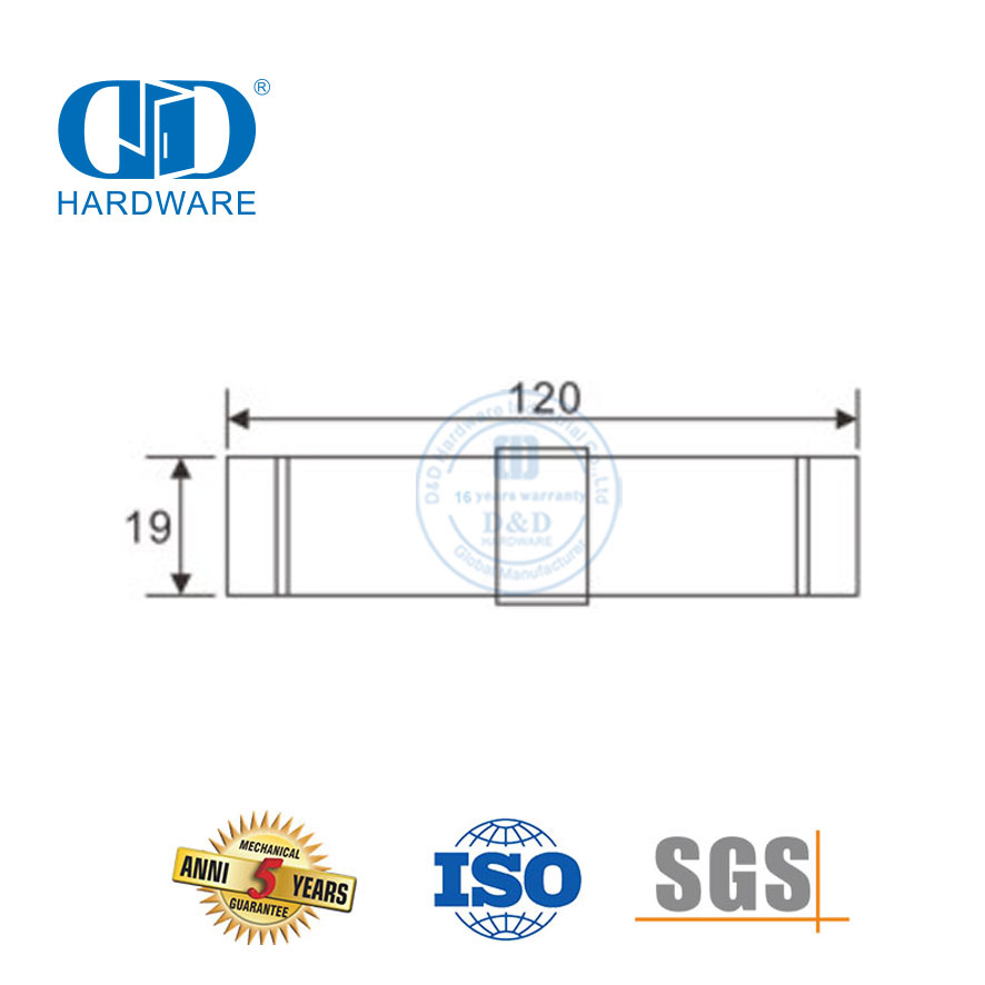 تركيبات الأنابيب الأكمام الفولاذ المقاوم للصدأ اكسسوارات الحمام الأجهزة الزجاجية ملحقات الأثاث للباب المنزلق-DDGS126