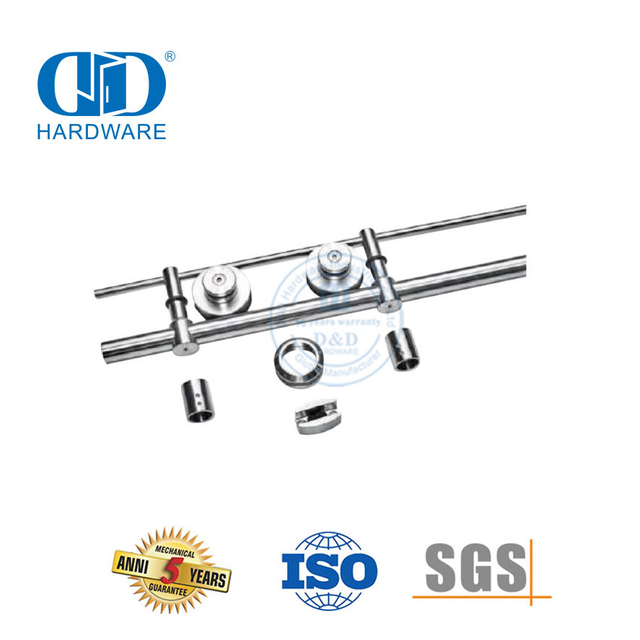 الفولاذ المقاوم للصدأ مكتب الحظيرة فندق الأجهزة الباب الدوار انزلاق الأبواب الأجهزة ملحقات بناء Hardware-DDBD049