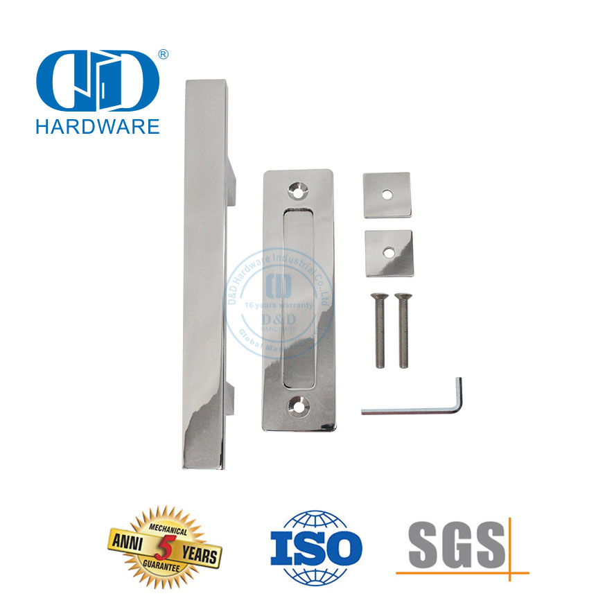 الفولاذ المقاوم للصدأ المنزلية الغسيل انزلاق الباب الأجهزة Pss إنهاء مقبض باب الحظيرة Set-DDBD103 PSS