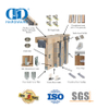 الفولاذ المقاوم للصدأ الثقيلة تجاوز انزلاق باب الجيب الأجهزة الإطار باب خزانة المطبخ Hardware-DDBD061