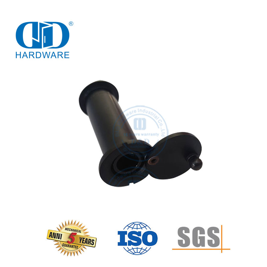 D&D Hardware 160 درجة عارض الباب الأسود مصنّع