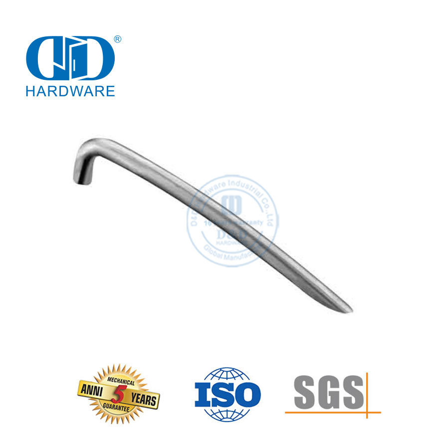 خزنة من الفولاذ المقاوم للصدأ مقبض الباب ضوء فاخر حديث بسيط جوفاء مقبض درج T-شكل Handle-DDFH026