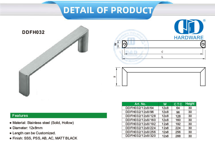 مقابض سحب خزانة الملابس