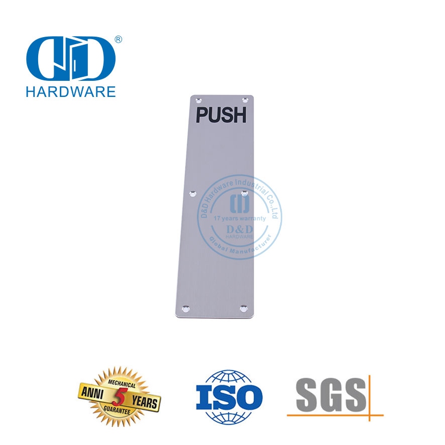 الحديث دفع باب من الفولاذ المقاوم للصدأ لوحة اسم تسجيل لوحة المنزلية الحمام الحمام المرحاض دخول الباب التوقيع Plate-DDSP005