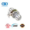 كثيرا ما تستخدم عالية الجودة ANSI الصف 2 UL مقاومة للحريق أنبوبي الكرة الخصوصية وظيفة قفل قابل للقفل لباب معدني خشبي Lockset-DDLK012