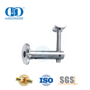 سلالم سلالم إكسسوارات من الفولاذ المقاوم للصدأ زجاج تركيب درابزين قوس جدار درابزين Bracket-DDHB005