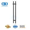 مقبض باب زجاجي منزلق من الفولاذ المقاوم للصدأ، مقبض سحب باب زجاجي طويل مع Lock-DDPH041-A