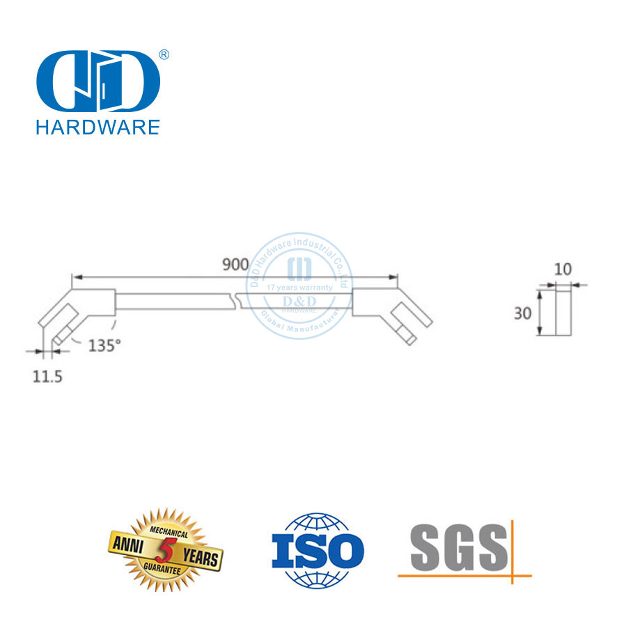 أقسام مقصورة الدش من الفولاذ المقاوم للصدأ شاشات الدش التجارية ضميمة الدش الصناعية-DDSC005