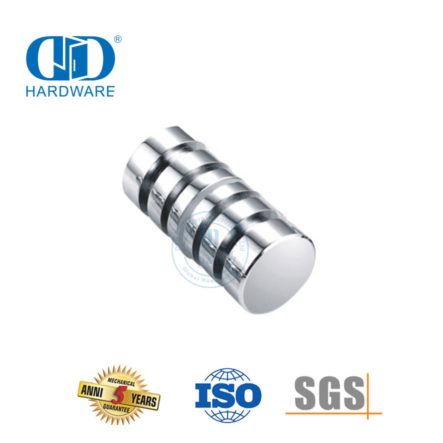 ملحقات أثاث مقصورة الدش مقبض مزدوج الجانب دش انزلاق فرملس زجاج الباب مقبض Handles-DDSK007