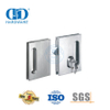 الفولاذ المقاوم للصدأ مربع زجاج انزلاق الباب قفل مفتاح مقبض قفل الباب Fitting-DDGL003
