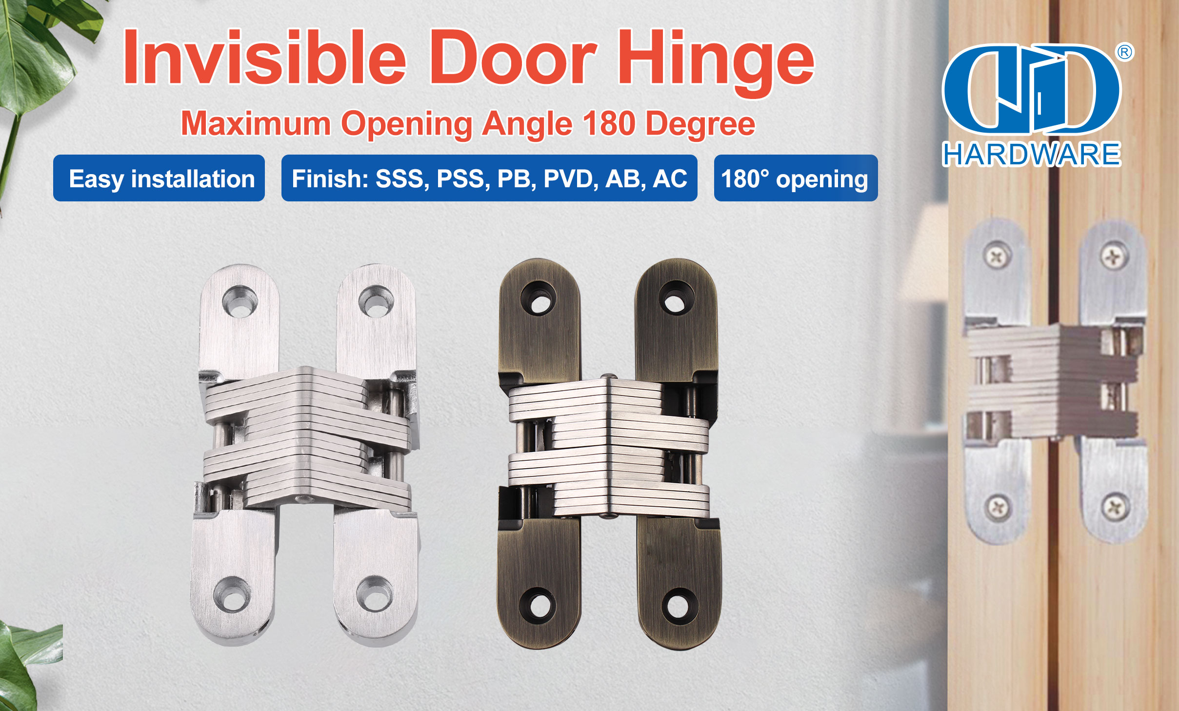 كيفية تثبيت مفصلة الباب المخفية？