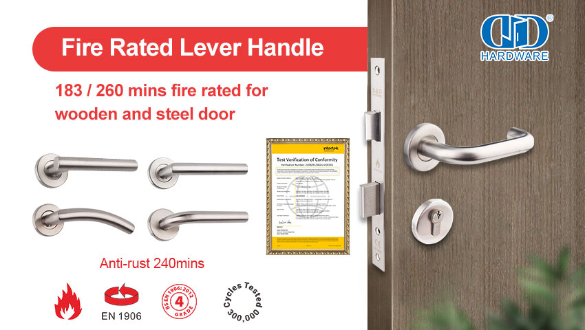 التميز المعتمد: فهم EN 1906 من الدرجة 4 و EN 1634 مقابض الأبواب المصنفة الحريق