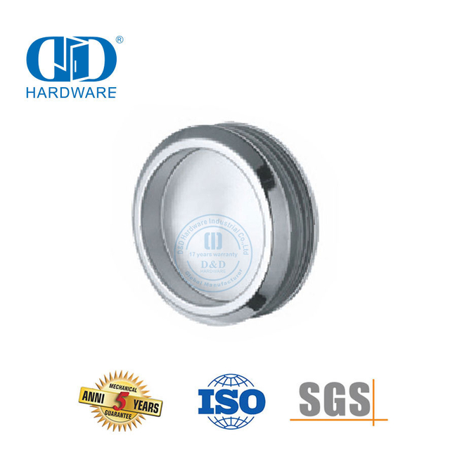 الفولاذ المقاوم للصدأ دش مقصورة مقبض شكل دائري زجاج دش انزلاق مقبض الباب Knob-DDSL001-1