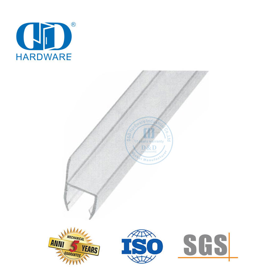 ملحق باب زجاجي منزلي مقاوم للماء سيليكون شريط عازل مطاطي شريط عازل مغناطيسي-DDWS009