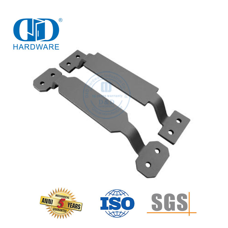 الفولاذ المقاوم للصدأ كراجات يلقي الأسود الصلبة بوابة فولاذية مقبض سحب لانزلاق أبواب الحظيرة الأجهزة الباب الخارجي تسحب Handle-DDBD122