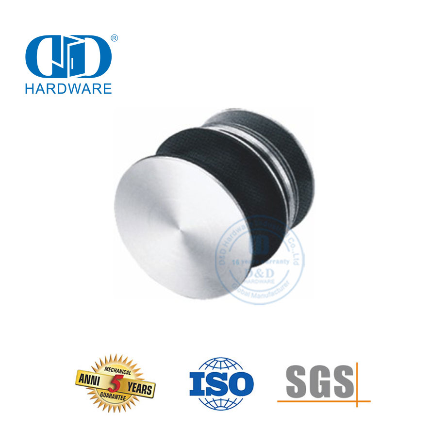 الفولاذ المقاوم للصدأ الزجاج المناسب الأجهزة الباب انزلاق الباب شنقا الأسطوانة الأجهزة المحورية لباب الحمام-DDGS109