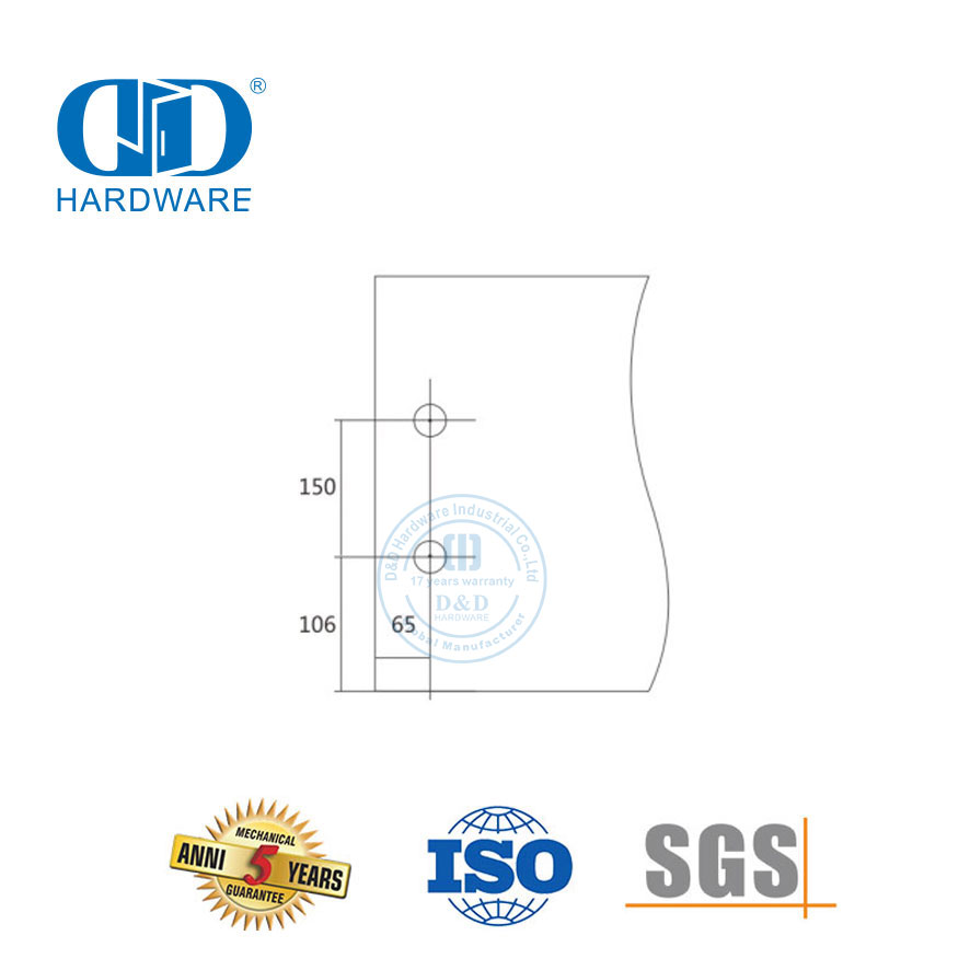الفولاذ المقاوم للصدأ انزلاق الباب الأجهزة التصحيح المناسب تركيب الزجاج المحوري لباب زجاجي المدخل-DDGP002