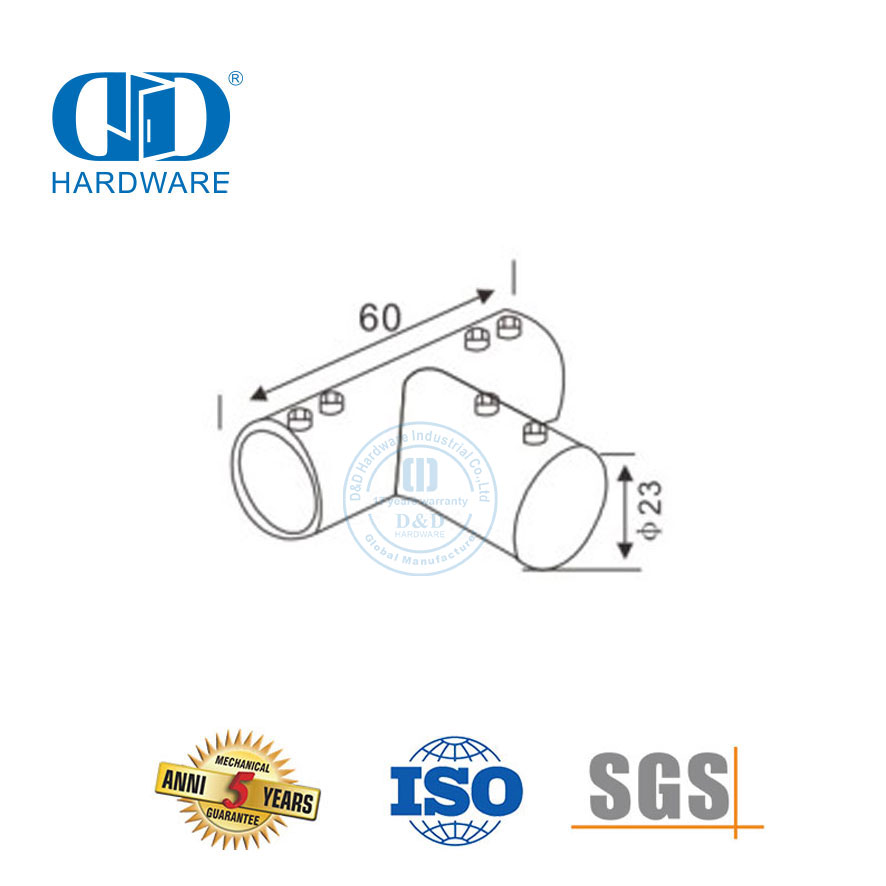 الفولاذ المقاوم للصدأ جولة الأنابيب موصل نظام مقصورة الدش التجاري الزجاج لوحة قوس موصل DDSC036