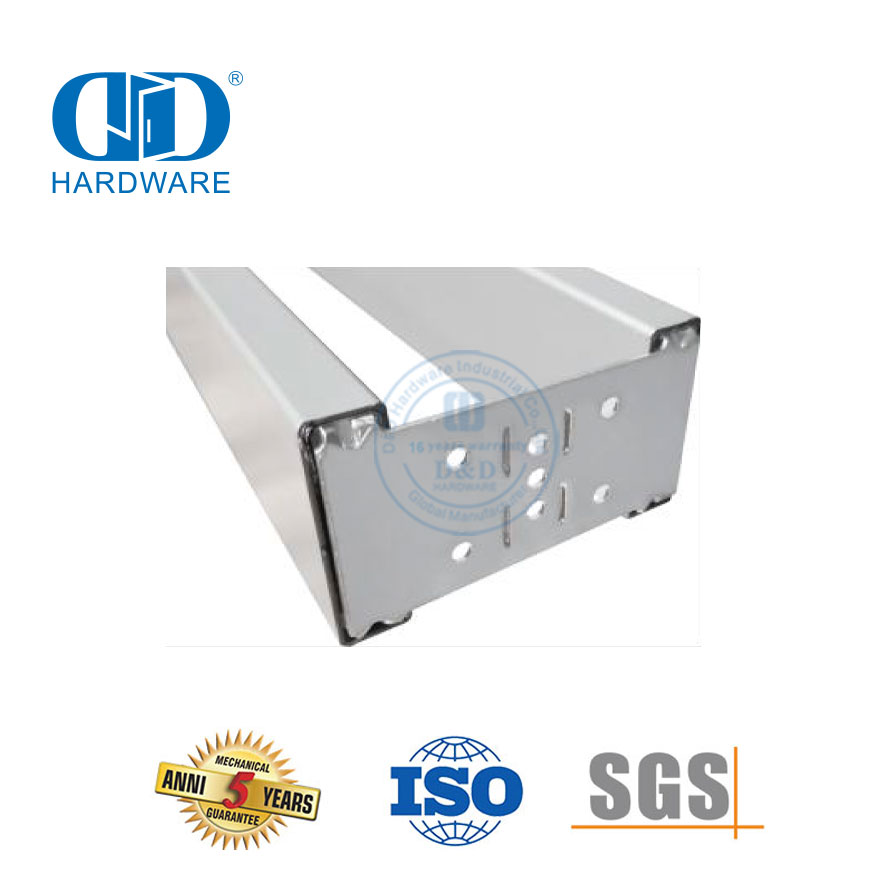 الفولاذ المقاوم للصدأ إطار باب الجيب انزلاق الباب الأجهزة خشبية باب الحظيرة الأجهزة Accessories-DDBD064