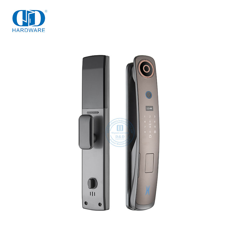 عالية الجودة أمن الوطن كلمة المرور الرقمية بصمة بطاقة تويا واي فاي التحكم عن بعد قفل باب الكاميرا الذكية-DDEL001