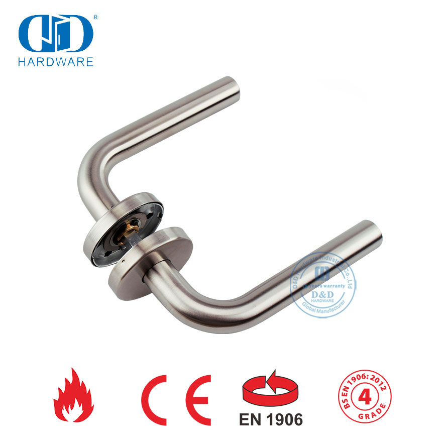 ملحقات الأجهزة والأثاث EN 1906 مقبض ذراع مجوف لباب غرفة النوم-DDTH002-SSS