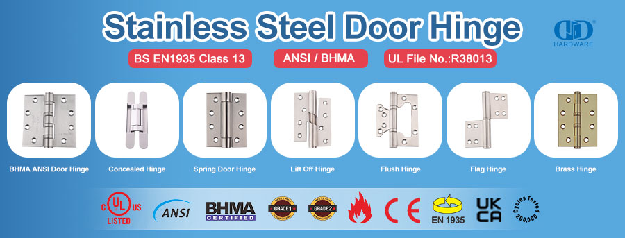 SS304 الباب مفصلات