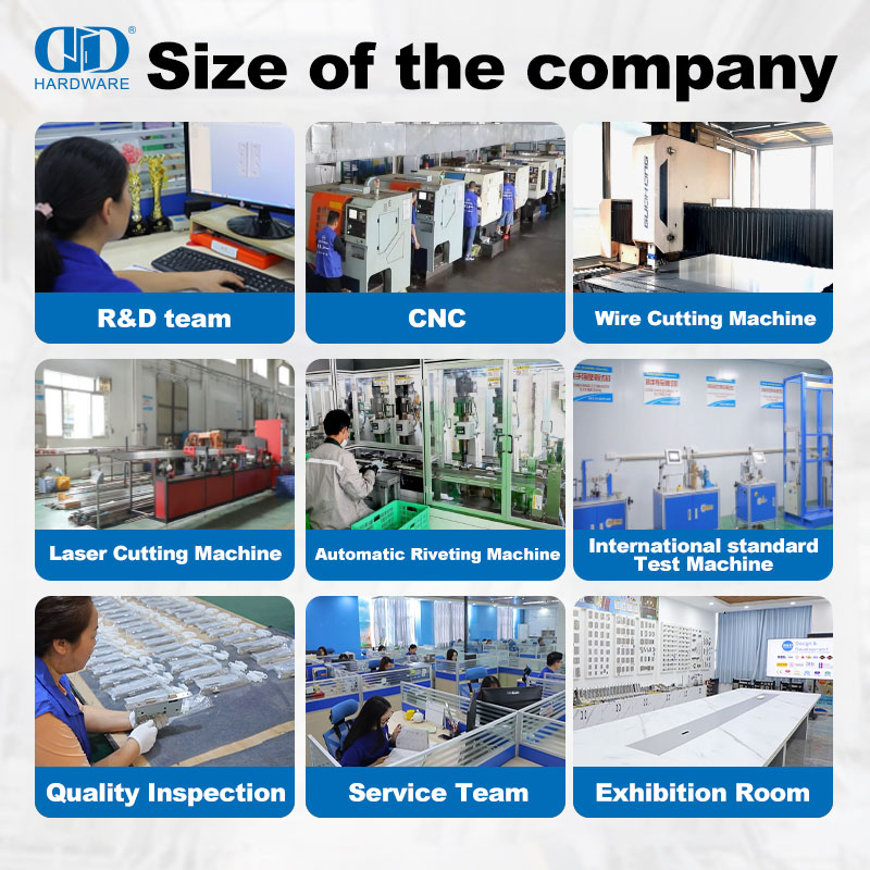 مفصلة باب مخفية ثلاثية الأبعاد من سبائك الزنك قابلة للتعديل-DDCH008-G40