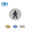 الفولاذ المقاوم للصدأ النار التوقيع شنقا مجلس تسجيل لوحة الذكور الحمام المرحاض تسجيل Plate-DDSP001